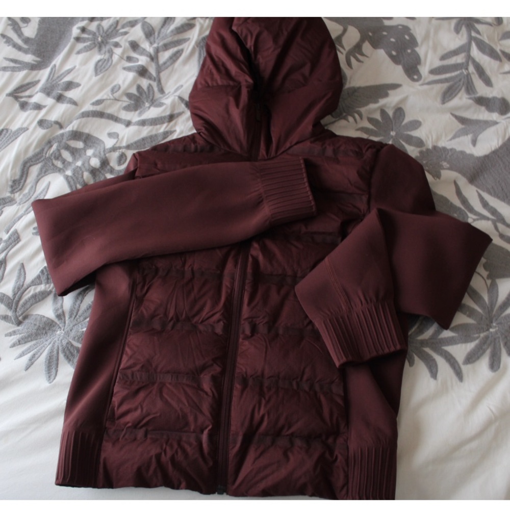 Lululemon “Down for it all” Jacket In Adobe